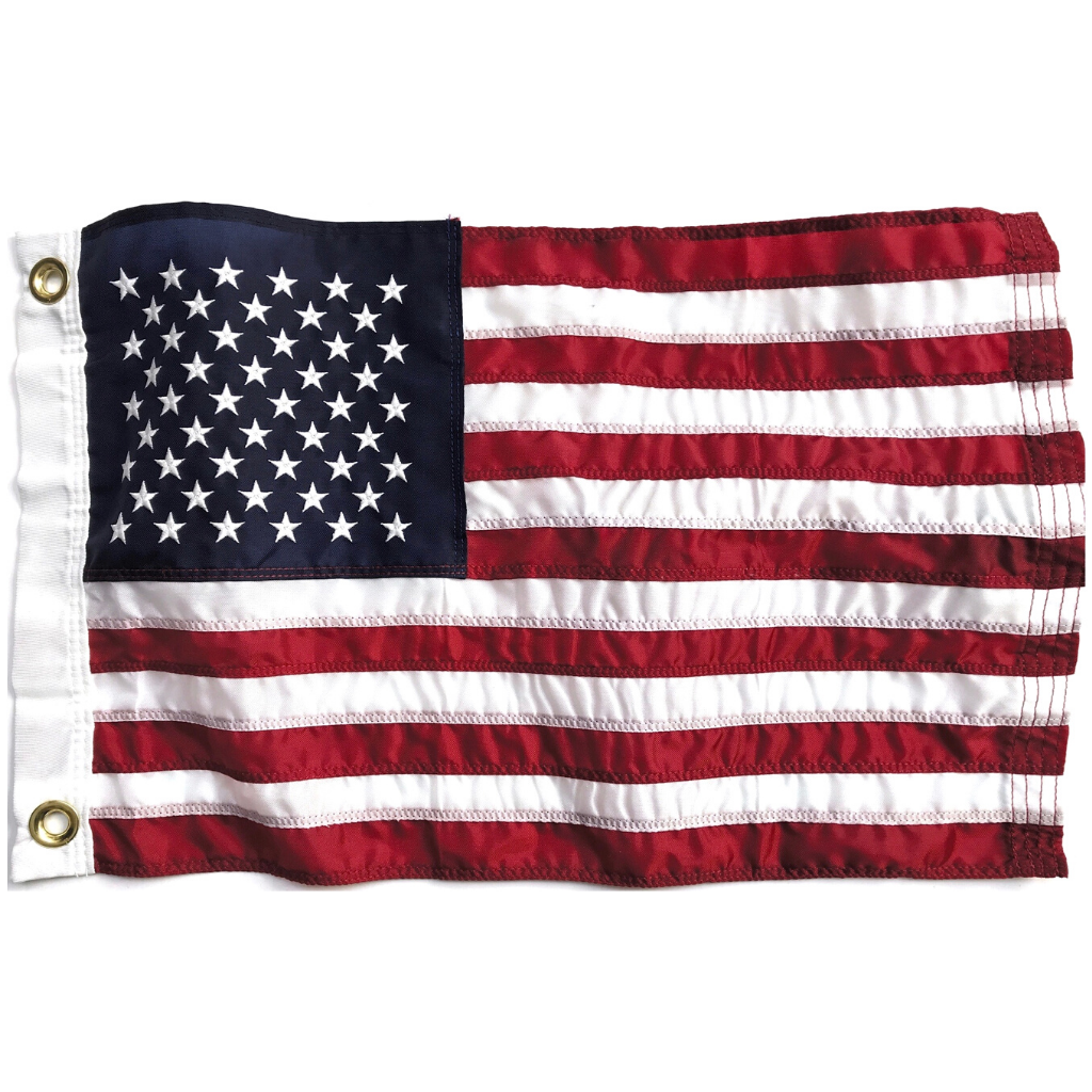 American Flag 12x18 Inch Nylon