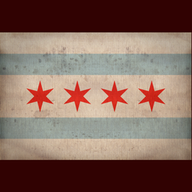 T-Shirt | Chicago Flag T-Shirt | Chicago Flag T-Shirt | Fine Line Flag | finelineflag