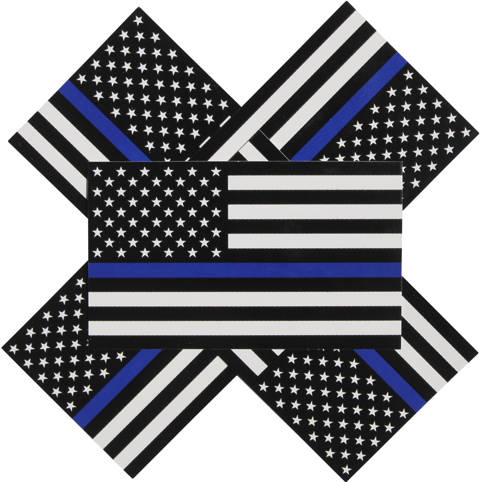 Thin Blue Line & Thin Red Line Decals – Waterproof Vinyl Stickers Made in the USA