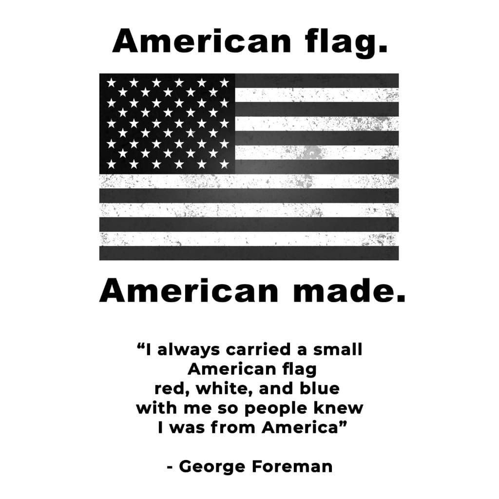 Made in USA and FMAA Certified graphic, Fine Line Flag American flags