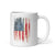 Watercolor Flag Mug, front