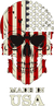 American Flag Skull Mug design