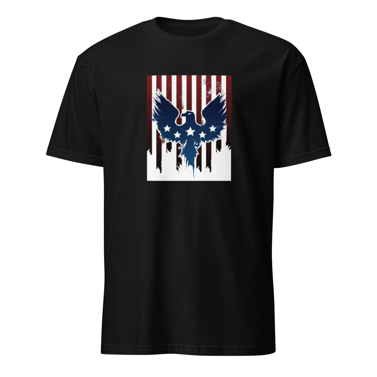 Eagle Flag T-Shirt in black, front