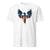 Eagle T-Shirt in white, front, eagle in an American flag print