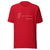 Fine Line Flag Logo T-Shirt in red, front