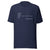 Fine Line Flag Logo T-Shirt in navy, front