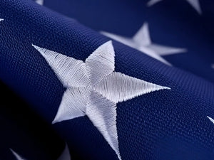 5x8 ft American Flag | 210D Nylon | Made in USA, Embroidered