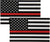 Decal/Sticker | Thin Red Line Flag Decal | Thin Red Line Flag Decal - in Support of Firefighters and EMTs | Fine Line Flag | finelineflag