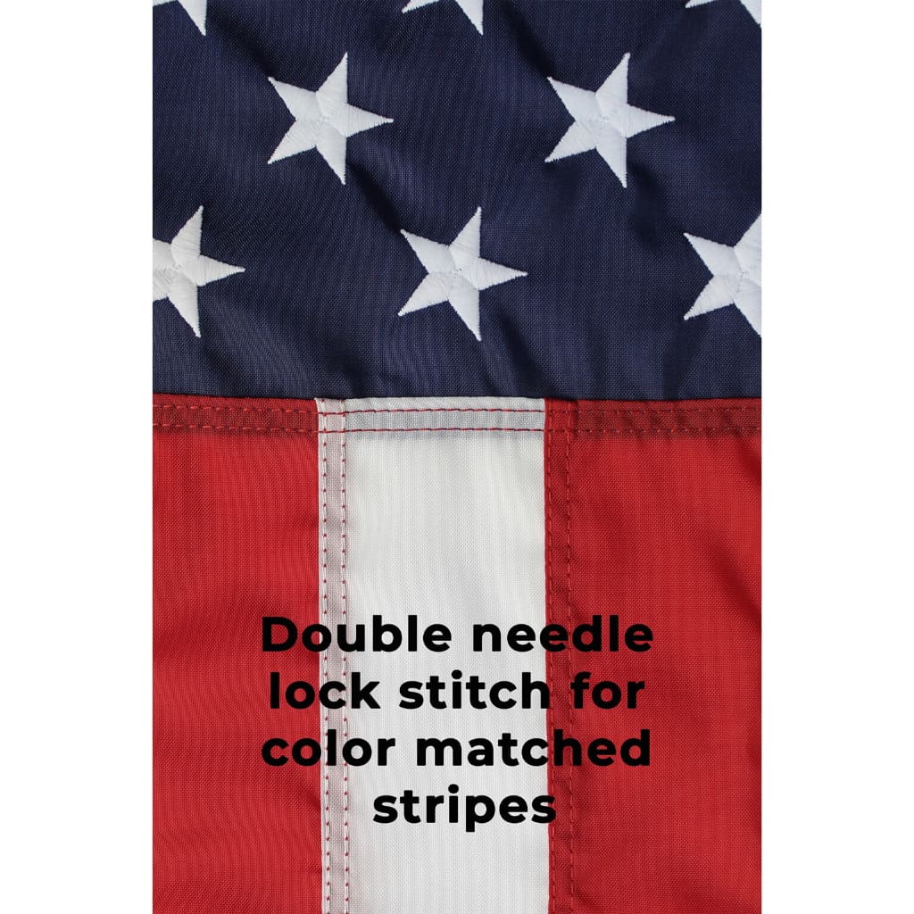 Flag | Lieutenant 2.5x4 American Flag - Made in USA | 2.5x4 Ft American Flag Heavy Duty Outdoor Nylon 100% Made in USA | Fine Line Flag | finelineflag