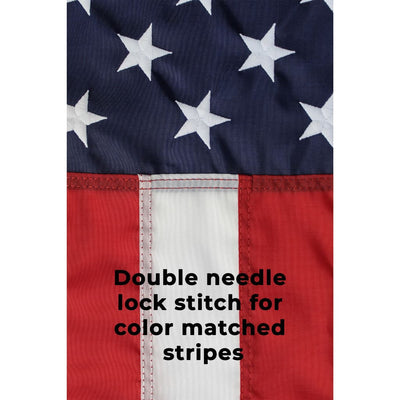 2.5x4 Flag stitching