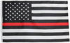 Thin Red Line Flag (3x5 ft) with Custom Embroidery