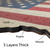 Cork Bulletin Board - US Map with American Flag Print