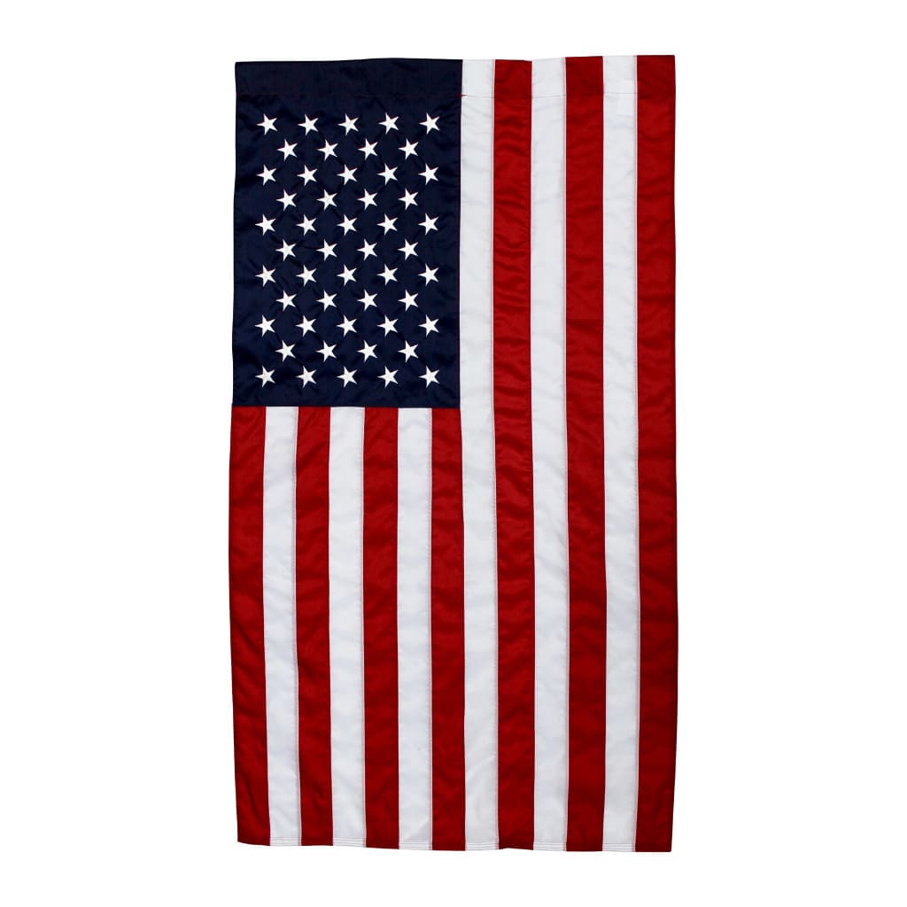 Fine Line Flag 3x5 ft American Flag - Pole Sleeve Header 100% Made in USA 3'x5' US Flag in Heavy Duty Outdoor Nylon - UV Fade Resistant - Premi Fine Line Flag 3x5 ft American Flag - Pole Sleeve Header 100% Made in USA 3'x5' US Flag in Heavy Duty Outdoor Nylon - UV Fade Resistant - Premi