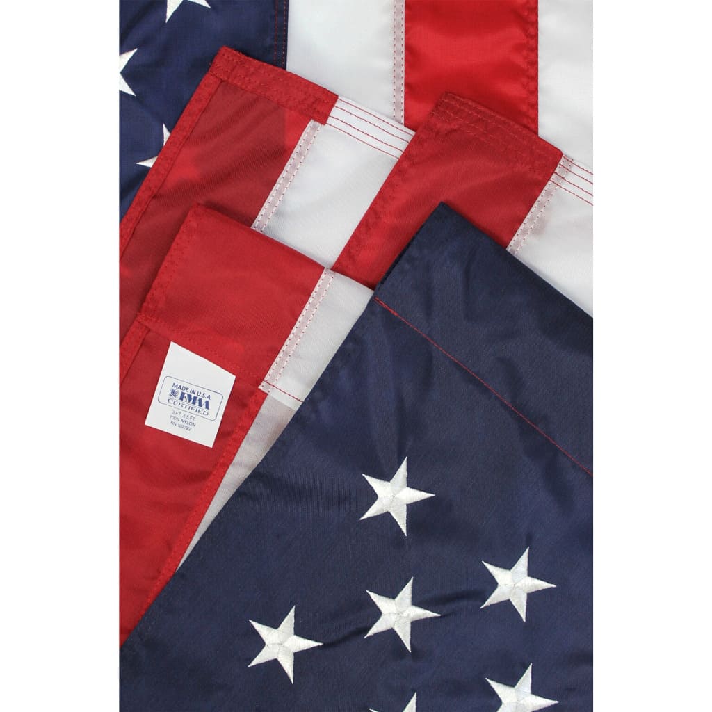 3x5 pole hem US flag