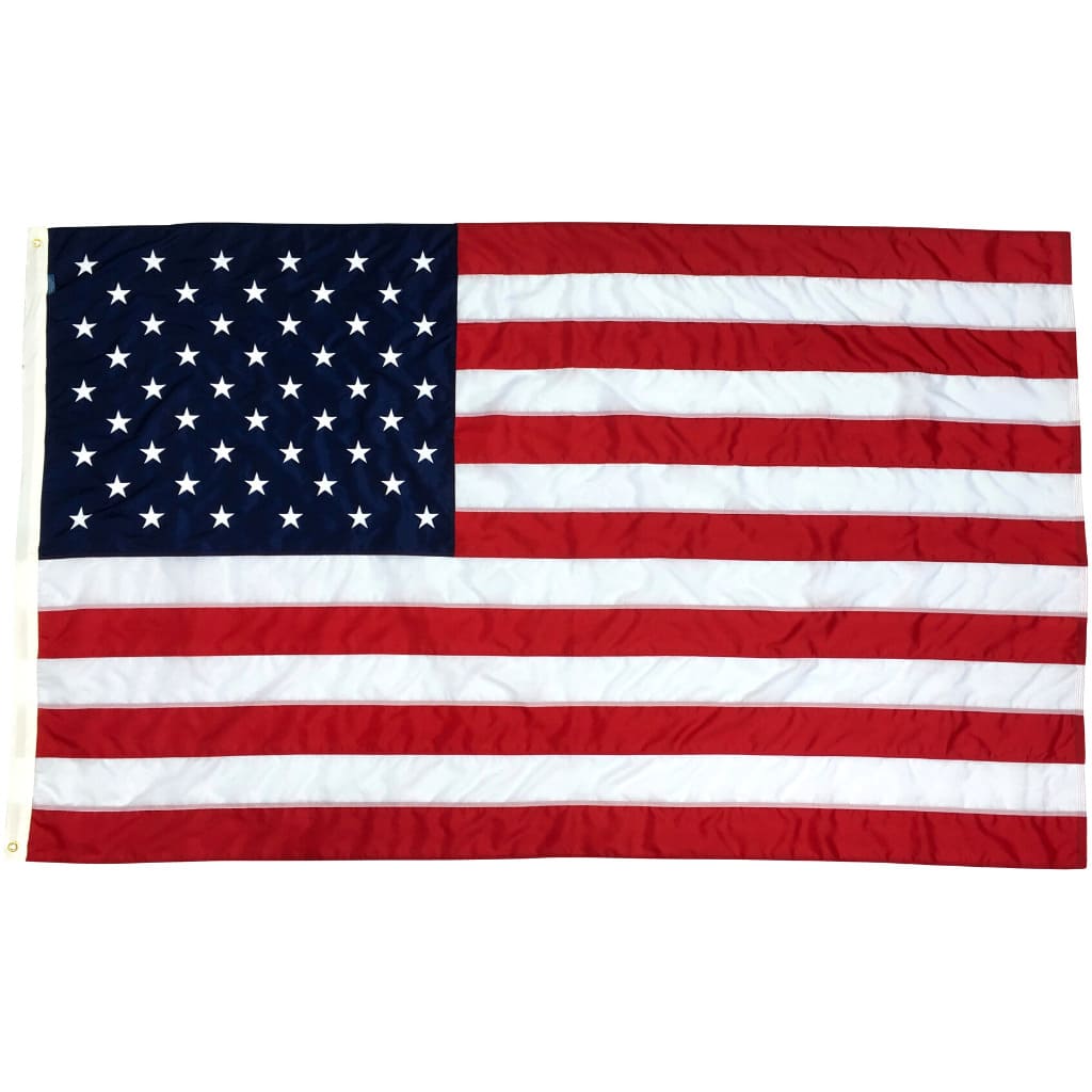 Flag | The General 5x8 American Flag - Made in USA | 5x8 Ft American Flag Heavy Duty Outdoor Nylon 100% Made in USA | Fine Line Flag | finelineflag