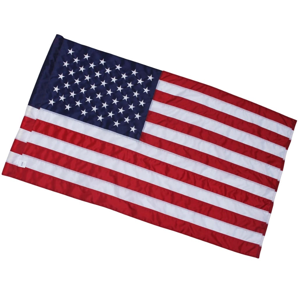 Flag | Lt. Colonel 3x5 American Flag (Pole Sleeve) - Made in USA | 3x5 Ft American Flag with Pole Sleeve | 100% Made in USA  | Fine Line Flag | finelineflag