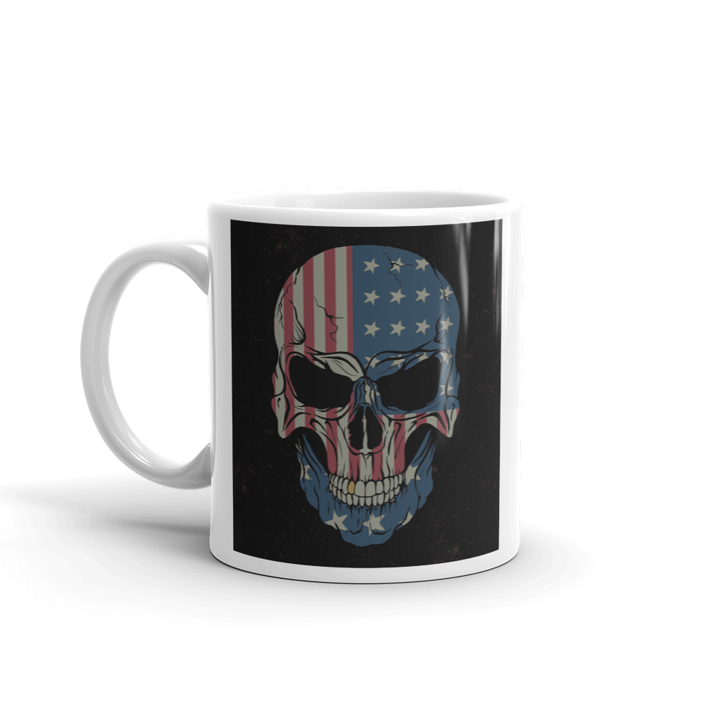 Mug | Angry Skull Mug | Angry Skull Mug | Fine Line Flag | finelineflag
