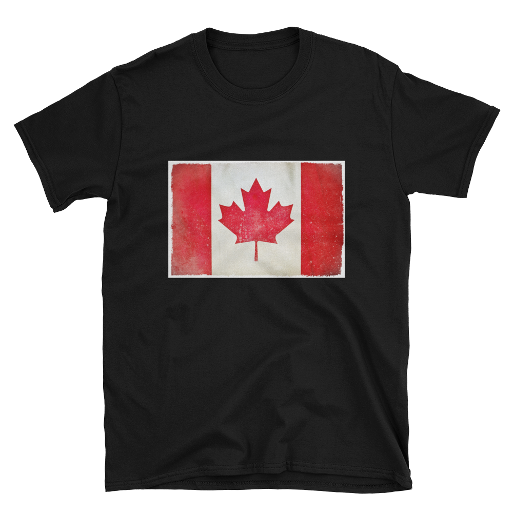 Chemise Drapeau Canada & USA "11e Province" - Neuf Avec Étiquettes - Marque SOUQUSA