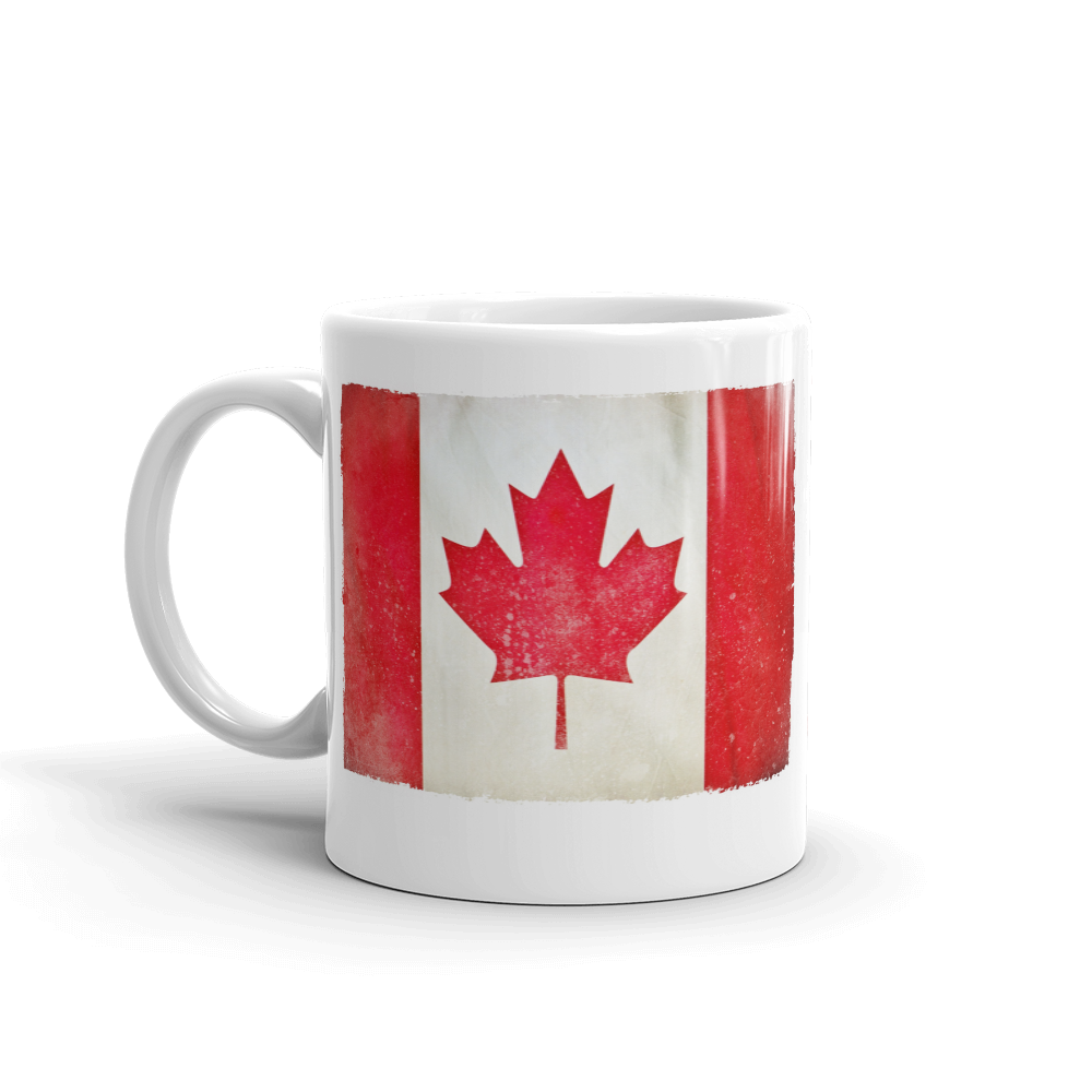 Canadian Flag Mug  Fine Line Flag