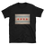 black t-shirt with vintage Chicago Illinois flag print