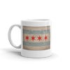 Chicago flag print on coffee mug