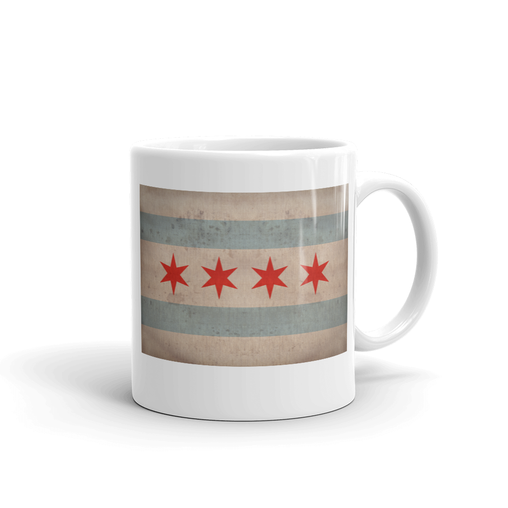 Mug | Chicago Flag Mug | Chicago Flag Mug | Fine Line Flag | finelineflag