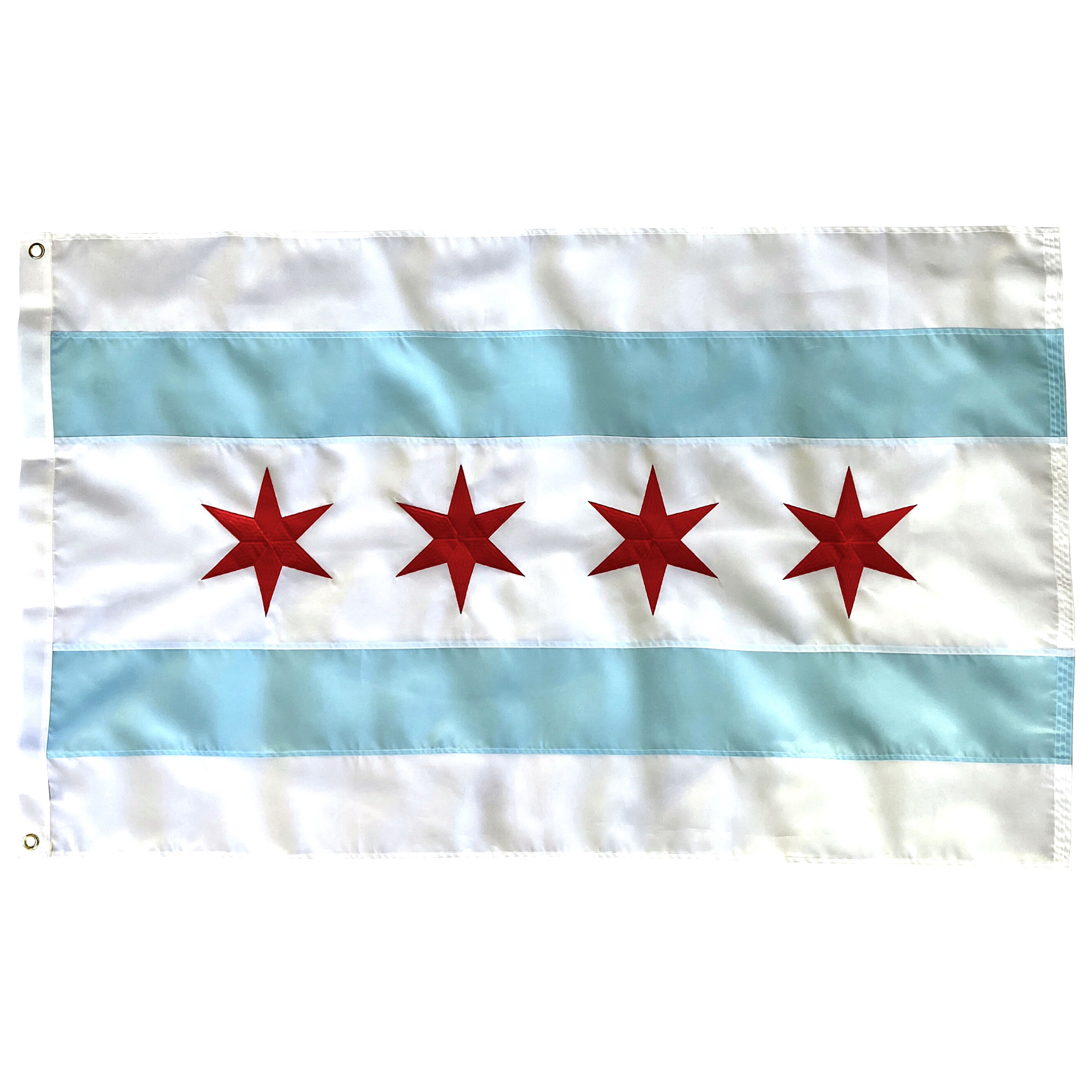 <strong>Windy City</strong><br> 3'x5' Chicago Flag