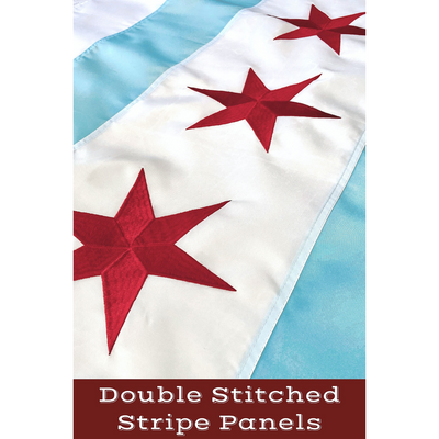 <strong>Windy City</strong><br> 3'x5' Chicago Flag