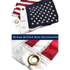brass grommets on 12x18 inch American flag
