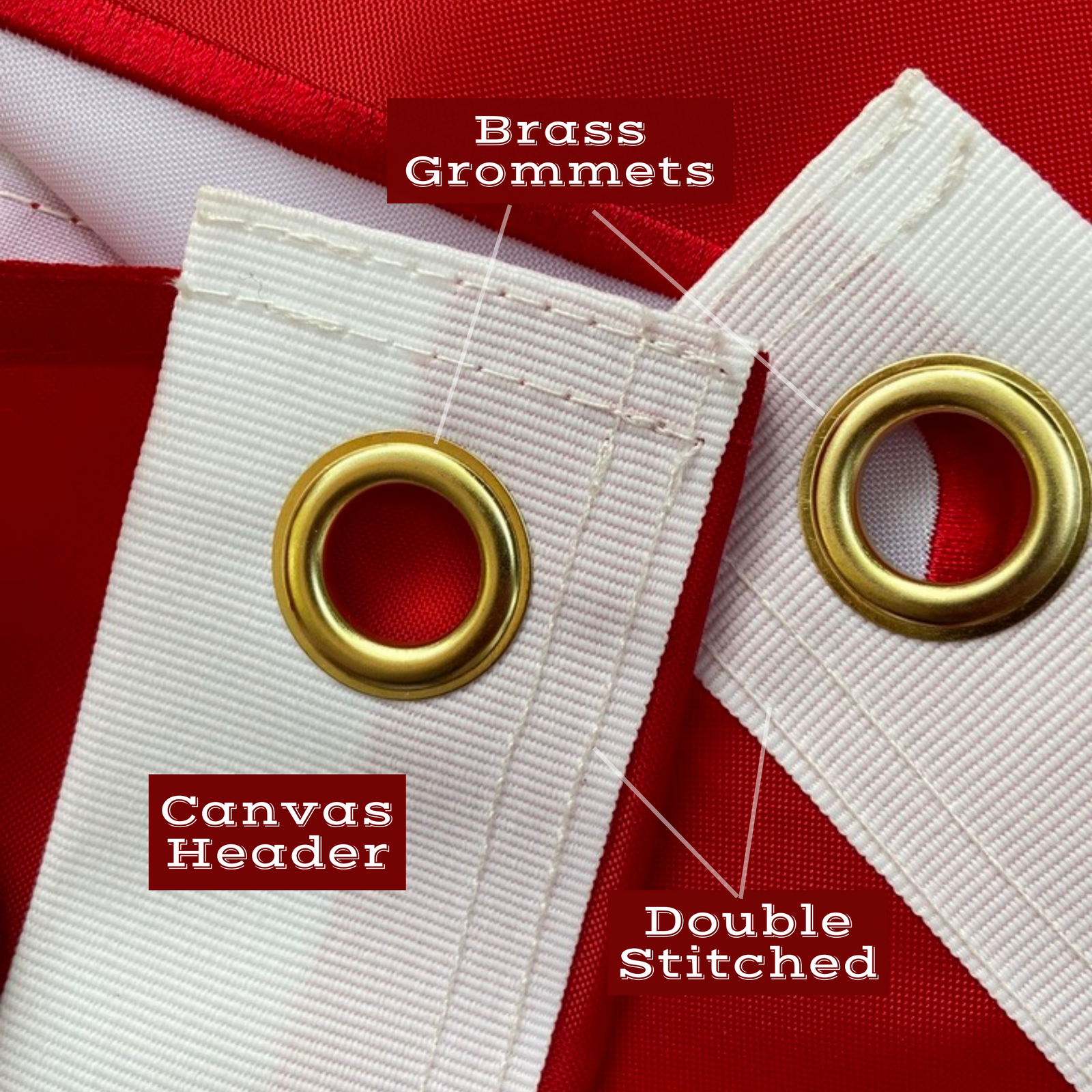 Flag | 3x5 Canadian Banner Flag | Canadian Flag 3x5 foot Nylon Banner | Fine Line Flag | finelineflag