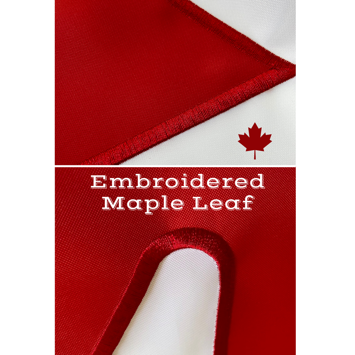 Flag | 3'x6' Official Ratio Canadian Flag | Canadian Flag 3x6 Foot Nylon in Official 1:2 Ratio | Fine Line Flag | Outdoor Canada Flag with Embroidered Maple Leaf Edging | Durable Canadian Banner with Sewn Panels | Reinforced Fly Hem with Double Stitching | Heavy-Duty Nylon Canada Flag | Accurate Proportions for Government or Ceremonial Display | Fade-Resistant Red & White | Premium Canadian Flag for Outdoor Use | Long-Lasting Canada Flag with Tear-Resistant Stitching | Fine Line Flag | finelineflag