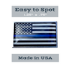 Dimensions 1.25"x .75" Police pin
