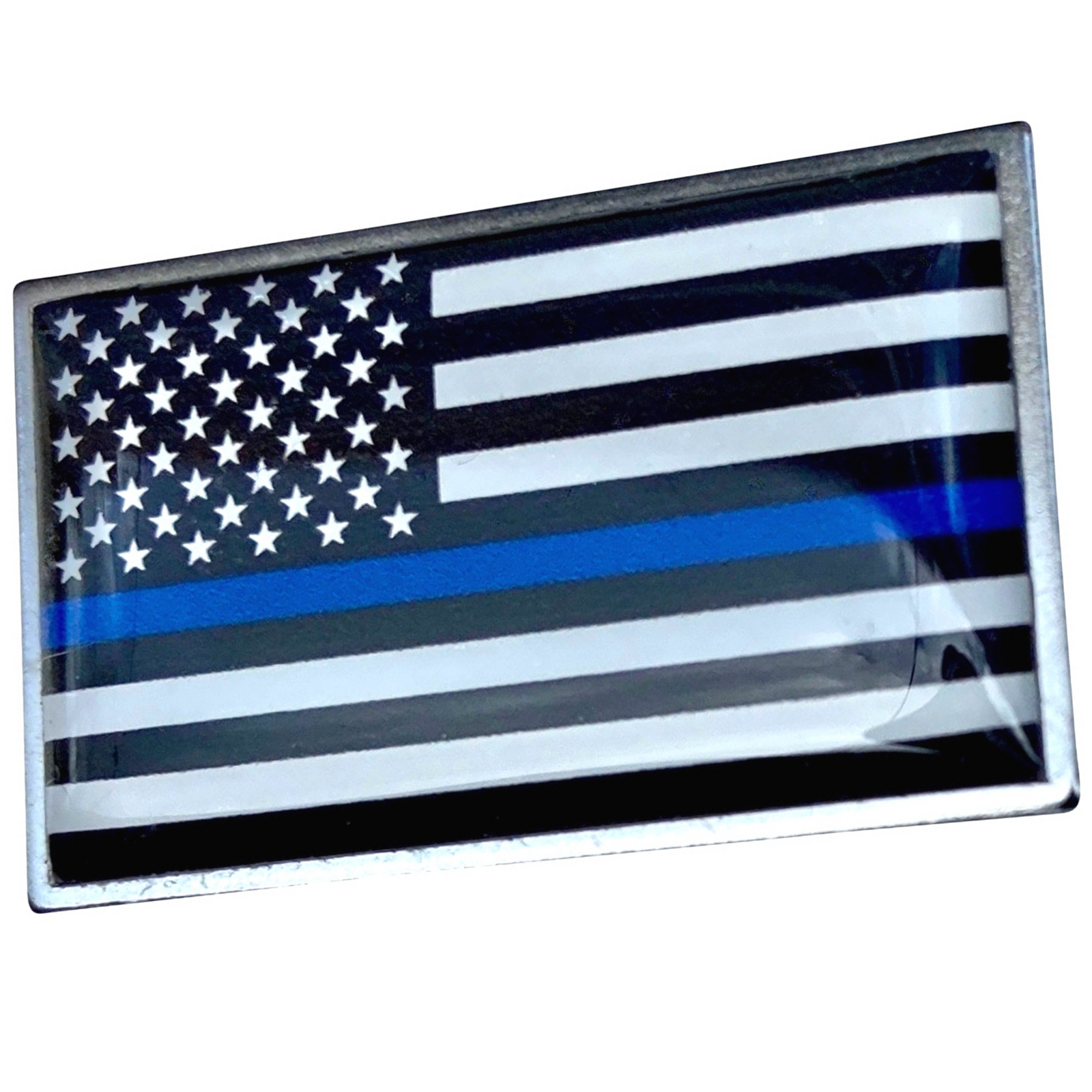 Thin Blue Line Flag Lapel pin