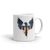 Stars and stripes on eagle coffee mug