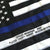 Flag | Thin Blue Line Flag (3x5 ft) with Custom Embroidery | Thin Blue Line Flag with Custom Embroidery - Personalized Gift for Police Officers | Fine Line Flag | finelineflag