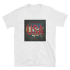 white t-shirt with land of the free USA print