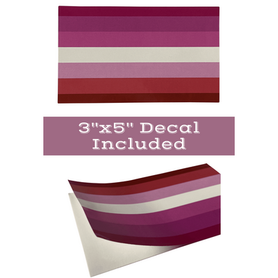 <strong>Sunset</strong><br> 3x5 Lesbian Pride Flag