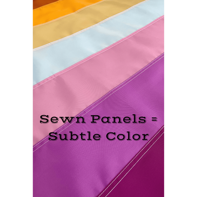<strong>Sunset</strong><br> 3x5 Lesbian Pride Flag