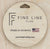 back hanging plate with text made in America fine line flag