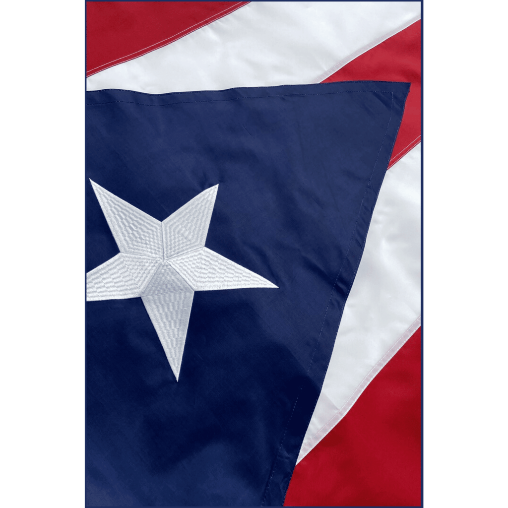 Flag | 3x5 Flag of Puerto Rico | Puerto Rico Flag 3x5 Foot Nylon Banner | Fine Line Flag | finelineflag