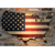 Wall Art | American Flag Print on Wood |  | Fine Line Flag | finelineflag