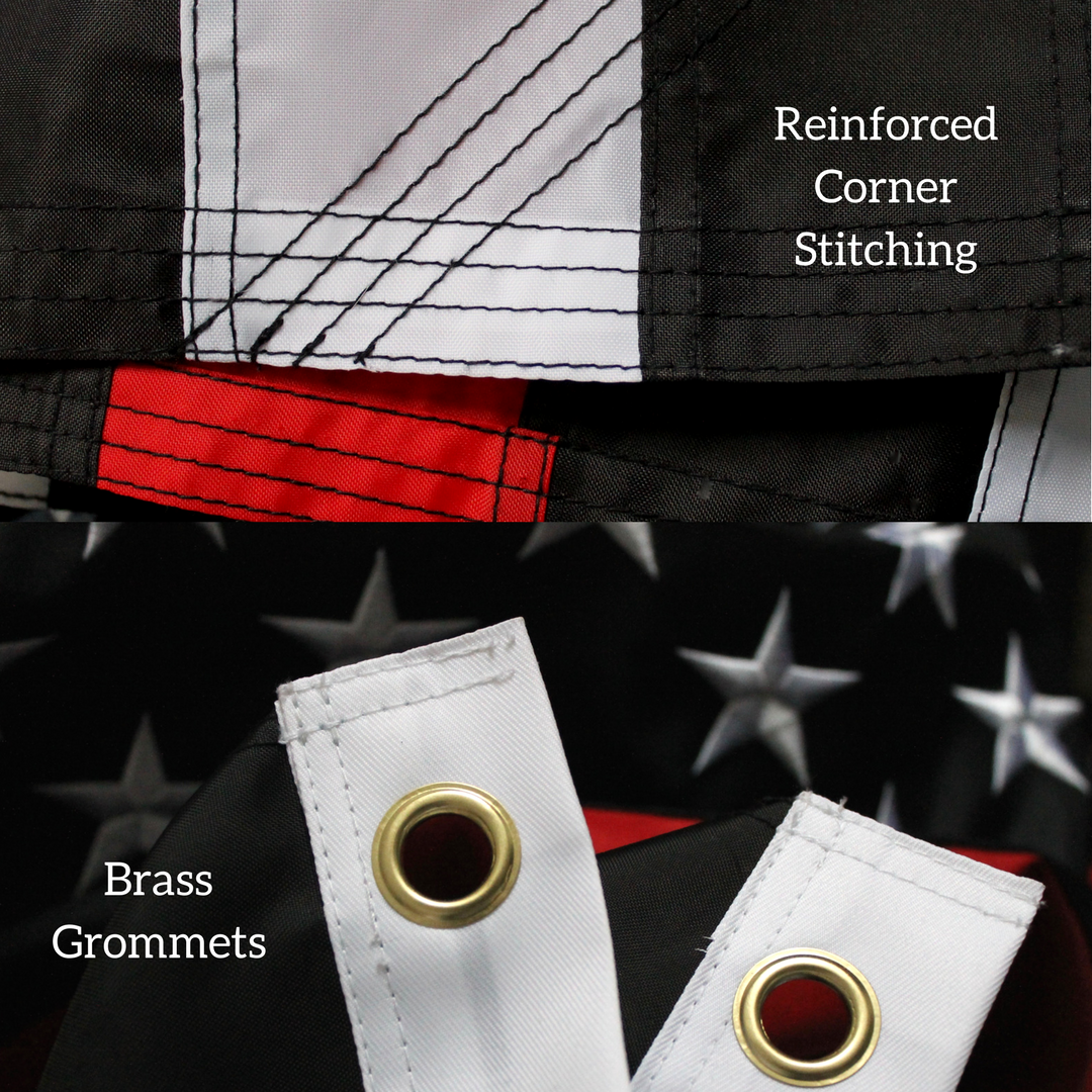 Flag | 3x5 Thin Red Line Flag | Thin Red Line Flag Honoring Firefighters and EMTs | Fine Line Flag | finelineflag