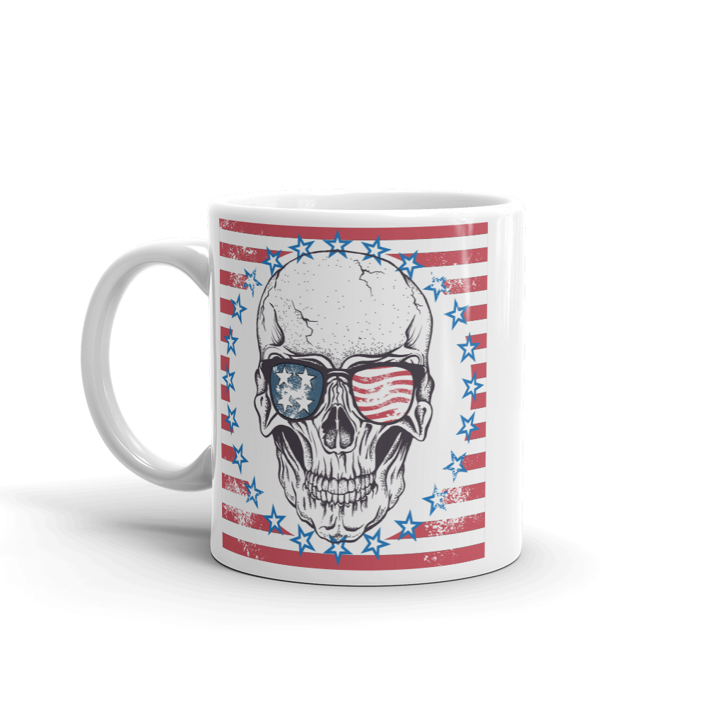 Mug | Skull Flag Mug |  | Fine Line Flag | finelineflag