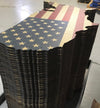 Cork Bulletin Board - US Map with American Flag Print