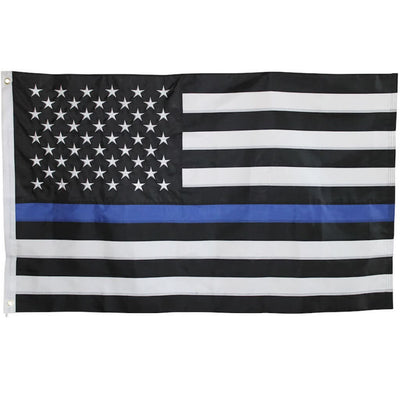 3x5 foot Thin Blue Line American Flag