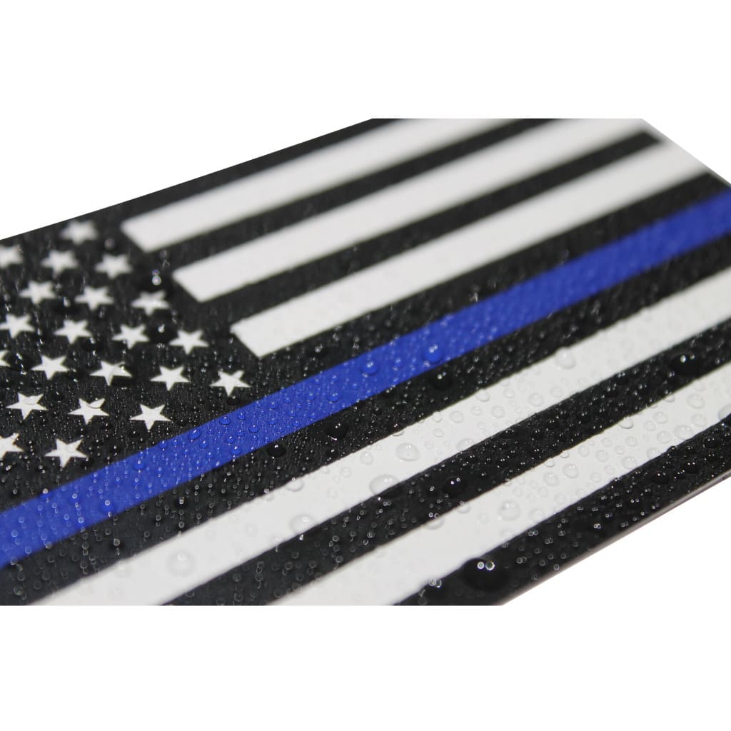 Decal/Sticker | Thin Blue Line Flag Decal | Thin Blue Line Flag Decal - Proudly Support Law Enforcement | Fine Line Flag | finelineflag