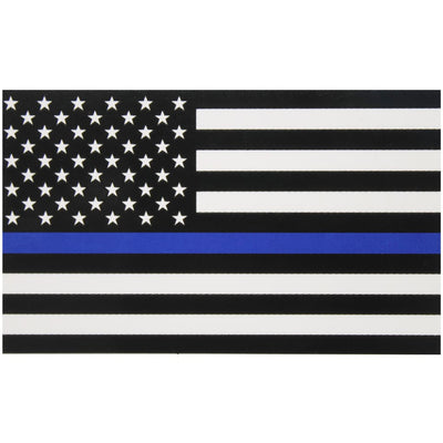 Thin Blue Line Flag Decal