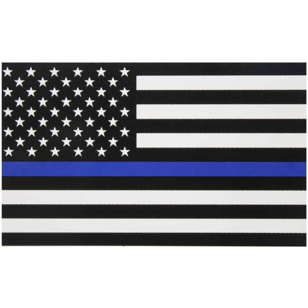 Decal/Sticker | Thin Blue Line Flag Decal | Thin Blue Line Flag Decal - Proudly Support Law Enforcement | Fine Line Flag | finelineflag