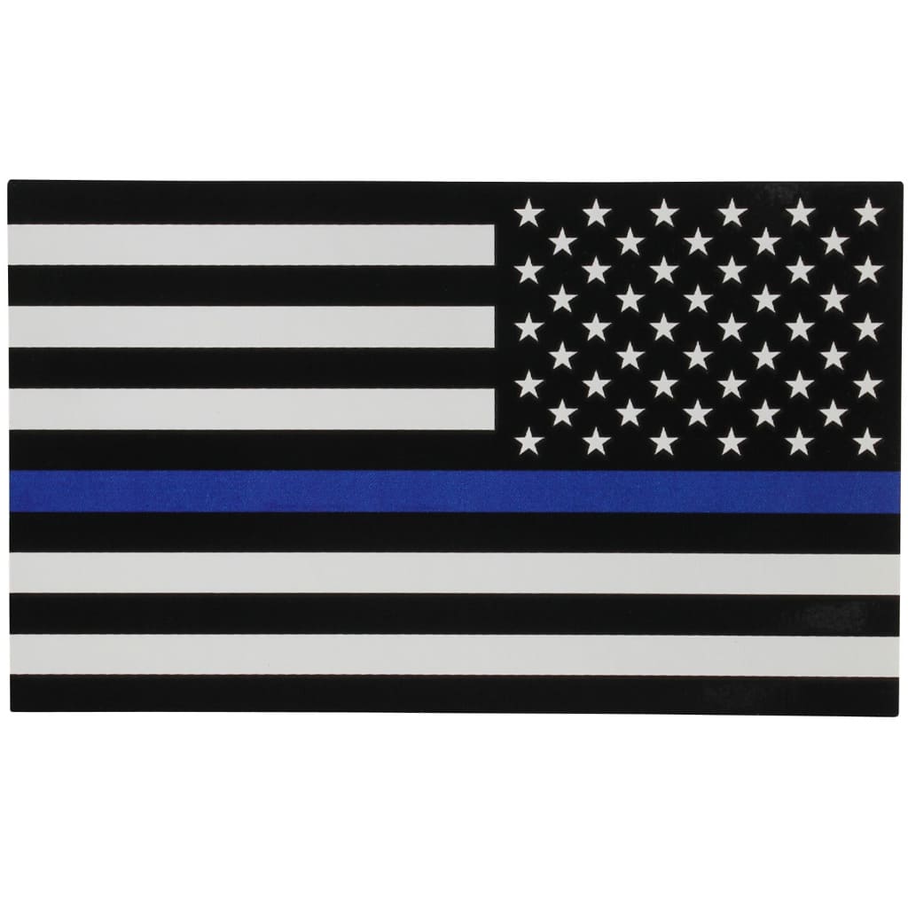 Reverse Thin Blue Line Flag decal
