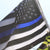 Flag | The Officer 3x5 (or 2x3) Thin Blue Line Flag | Thin Blue Line Flag - Black White and Blue US Police Flags | Fine Line Flag | finelineflag